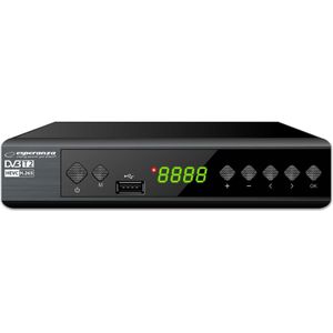 Esperanza EV111P digitale ontvanger DVB-T2 H.265 (DVB-T/T2), TV-ontvanger