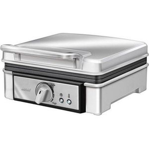 MPM - Wafelijzer 1400W Zilver - MGO-13