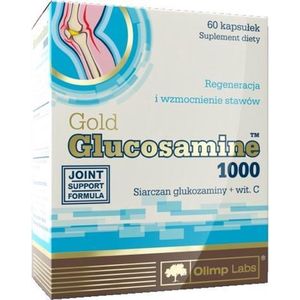 Olimp Labs- Glucosamine 1000 Gold Caps. Voedingssupplement in capsulevorm met glucosaminesulfaat en verrijkt met vitamine C (60 capsules)
