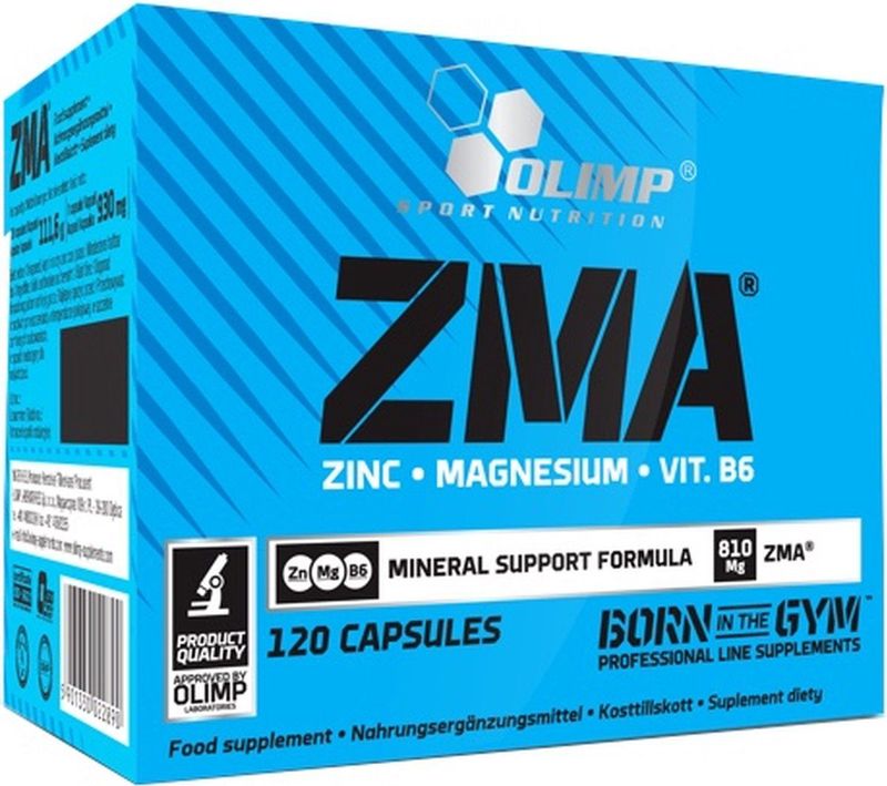 OLIMP - ZMA - zink, magnesium en vitamine B6 - 120 capsules