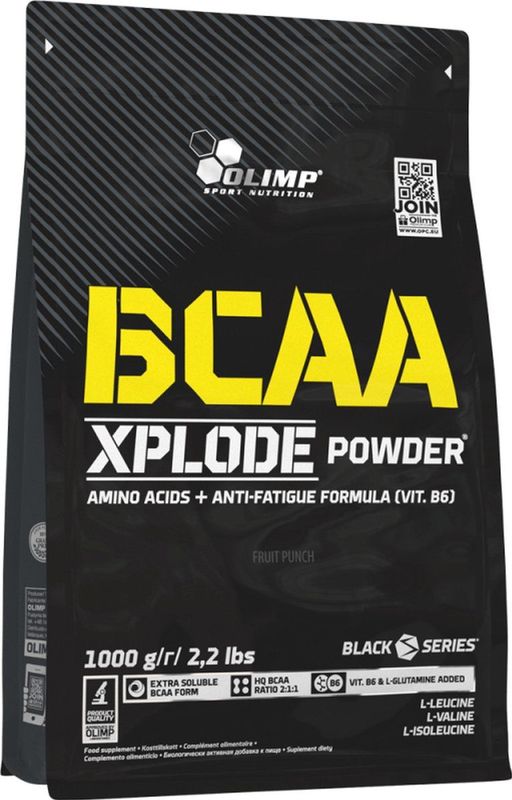 Olimp supplements BCAA Xplode - 1000 gram - Fruit Punch
