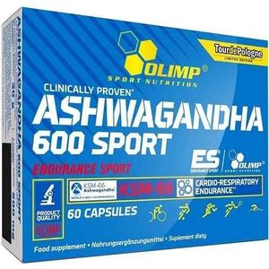Olimp Ashwagandha 600 Sport Capsules, 60-Count