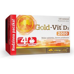 Gold-Vit D3 2000 i.u. 120 tablets PL/NL label