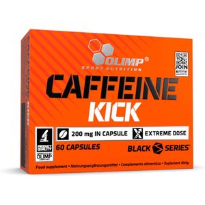 Olimp - Caffeine Kick - Voedingssupplement - 60 Capsules - 200 mg Cafeïne per Capsule