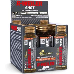 Redweiler Shots 9x 60ml Orange Juice