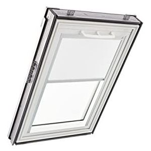 Roto - Store occultant ZRV - Occultant presque complet - Rail de guidage argenté - Pour fenêtre de toit de la série Q - Taille 114/140-11/14 - Couleur du tissu : blanc