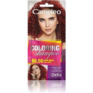 Cameleo - Wild Plum Kleurshampoo - snelle en eenvoudige kleurverfrissing ""kleur in kleur"" - zonder ammoniak en oxidatiemiddel - shampoo in zak - 40 ml