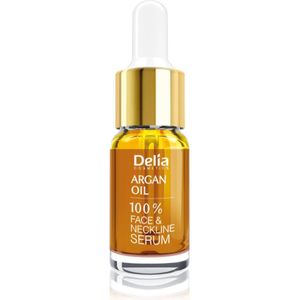 Delia Cosmetics Professional Face Care Argan Oil Intensieve Anti-Aging en Verjongende Serum met Argan Olie voor Gezicht, Hals en Decolleté 10 ml