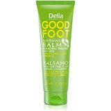 Delia Cosmetics Good Foot Balsem, verzachtende crème voor zware en vermoeide voeten en benen, watermuntenextract en zoete amandelolie, verwijdert zwellingen, 250 ml