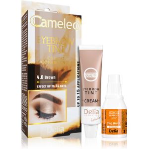 Delia Cosmetics - Cameleo - Wenkbrauwverf - Tint 4.0 Brown - 15 ml