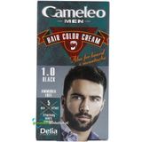 Delia Cosmetics Cameleo Men Haarkleuring Tint  1.0 Black 30 ml
