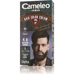 Cameleo Men - Hair Color Cream - Medium Brown - Haarverf - 1st