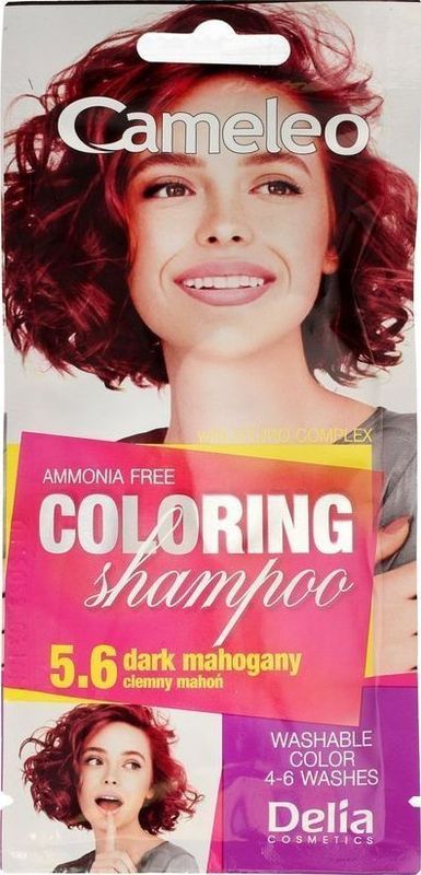 Cameleo - Donkere Mahonie - Kleurverfrissing - Shampoo - 40 ml