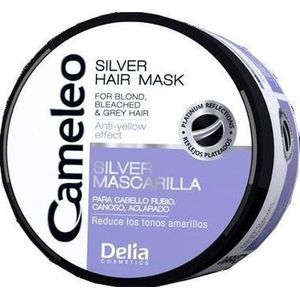 Delia Cosmetics - Cameleo Silver - Haarmasker - 200 ml - Neutraliseert Gele Tinten