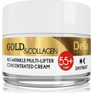 Delia Cosmetics Gold & Collagen 55+ Anti-Rimpel Crème met Lifting Effect 50 ml