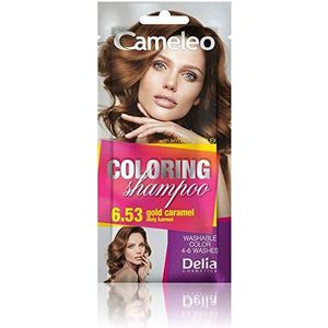 Cameleo - Toningsshampoo - Gold Caramel - snelle en eenvoudige kleurverfrissing ""kleur in kleur"" - zonder ammoniak en oxidatiemiddel - shampoo in zak - 40 ml