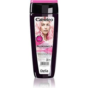 Cameleo - Roze haartoner met rozenwater, GEEN gele tinten, tinten, semi-permanente haarverf - Blond, grijs haar - Kleur & verzorging - Vrij van parabenen | 200ml