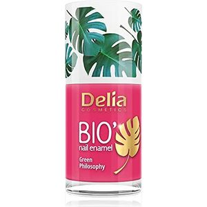 Delia Cosmetics - Nagellak Bio Green - LOLLIPOP - veganistisch vriendelijk - perfecte dekking en glans - eenvoudig en snel gebruik - natuurlijke ingrediënten - langdurige kleur tot 6 dagen - 11ml