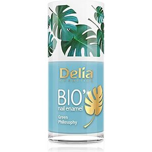 Delia Cosmetics - Nagellak Bio Green - OCEAN - Veganistisch vriendelijk - Perfecte dekking en glans - Eenvoudig en snel gebruik - Natuurlijke ingrediënten - Langdurige kleur tot 6 dagen - 11 ml