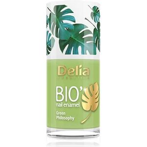 Delia Cosmetics - Nagellak Bio Green - GREEN ME - Veganistisch - Perfecte dekking & glans - Eenvoudig en snel gebruik - Natuurlijke ingrediënten - Langdurige kleur tot 6 dagen - 11 ml