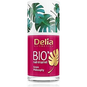 Delia Cosmetics - Nagellak Bio Green - Dragon - Veganistisch vriendelijk - Perfecte dekking en glans - Eenvoudig en snel gebruik - Natuurlijke ingrediënten - Langdurige kleur tot 6 dagen - 11 ml