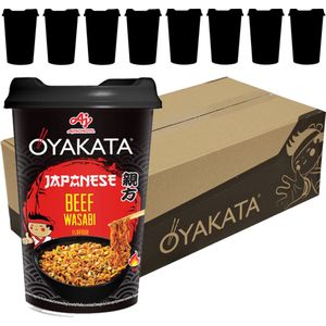 8 x Oyakata Instant Noodles Beef Wasabi 93g - Voordeelverpakking