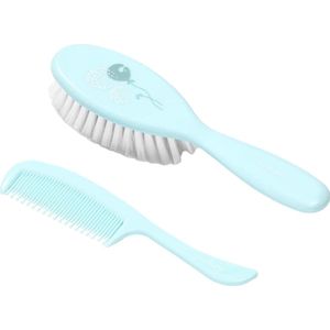 BabyOno Take Care Hairbrush and Comb II set voor Kinderen vanaf Geboorte Mint