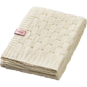 Baby Ono Bamboo Knitted Creme 75x100 cm Wiegdeken 1479/01