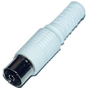 LechPol Gniazdo antenowe TV na kabel długie białe (GNI0253), SAT Spiegels + SAT Antennes