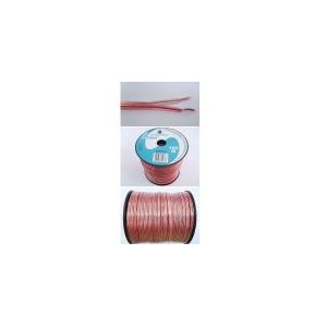 Speaker kabel luidsprekersnoer CCA Transparant 2x 1.5mm Haspel 100m