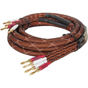 Kruger&Matz Luidspreker kabel (banana plug) KM0335