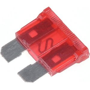 50x Steekzekering - Midi - 10A zekering - Rood - 19x19mm - Geschikt voor o.a. auto / camper / boot / truck