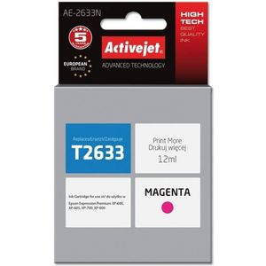 Activejet AE-2633N inkt (vervanging Epson 26 T2633; Supreme; 12 ml; rood)