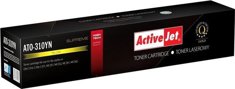Activejet - ATO-310YN - Toner - Geel - 2000 Pagina's - 1 Eenheid
