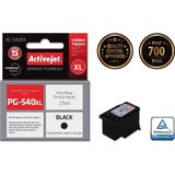 Activejet, Inkt, Premium AC-540RX - 25 ml - Zwart (BK)