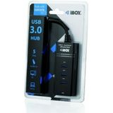 iBox - IUH3FB - Dockingstation - Zwart - USB-C - 4 Haven