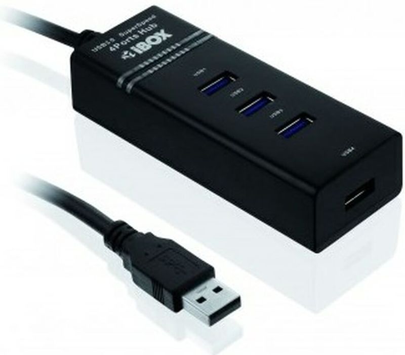 iBox - IUH3FB - Dockingstation - Zwart - USB-C - 4 Haven