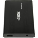 iBox - HD-01 - HDD-behuizing - Zwart - Metaal - 2,5 inch - USB Type-A