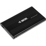iBox - HD-01 - HDD-behuizing - Zwart - Metaal - 2,5 inch - USB Type-A