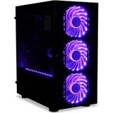 iBox - PASSION V4 - Minitoren - Zwart - PC-behuizing