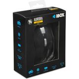 iBox - Aurora A-1 - Muis - Zwart - Bedraad - Optisch - 2400 DPI