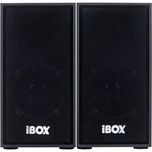 iBox - IGLSP1B - Speakers - Zwart - 2.0 Luidsprekersysteem