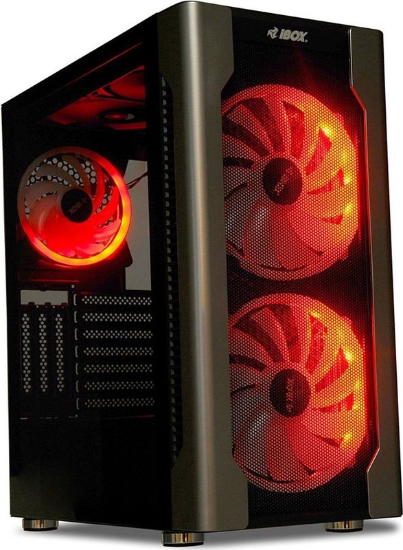 I-BOX - CHIRON ZH68 - Gaming Behuizing - Zwart - Midi Tower