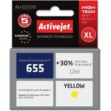 Activejet AH-655YR inkt (vervanging HP 655 CZ112AE; Premium; 12 ml; geel)