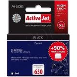 Activejet AH-650BR inkt (vervanging HP 650 CZ101AE; Premium; 20 ml; zwart)