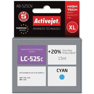 Originele inkt cartridge Activejet AB-525CN Cyaan