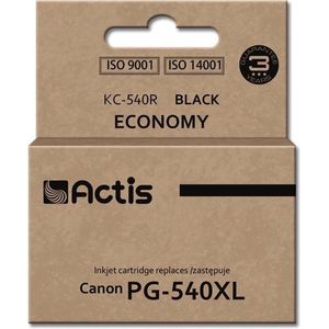 ACTIS KC-540R-inkt (vervanging voor Canon PG-540XL, standaard, 22 ml, zwart)