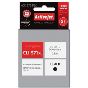 Ink Activejet ACC-571BNX (replacement Canon CLI-571Bk XL; Supreme; 12 ml; Black)