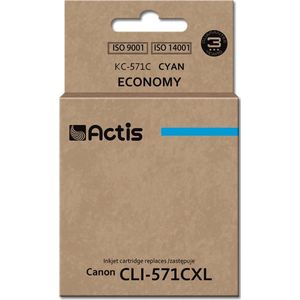 Factis - KC-571C - Inktcartridge - Cyaan - Geschikt voor Canon