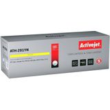 Activejet ATH-201YN toner voor HP printer, Vervanging HP 201A CF402A, Supreme, 1400 pagina's, geel